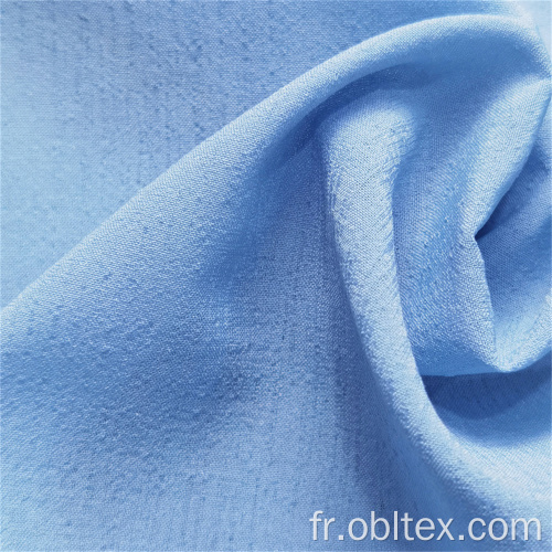 Linon d&#39;imitation en polyester OBL22-C-061 pour robe